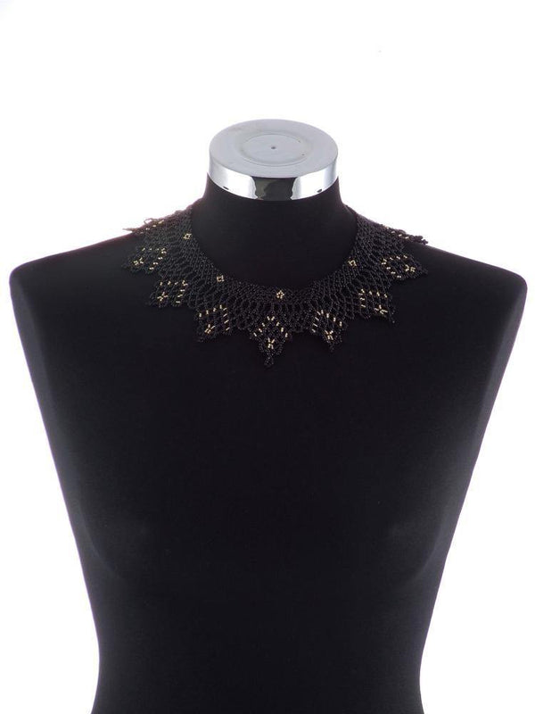 Colier lucrat manual  Liza Panait Liza Panait Online Boutique